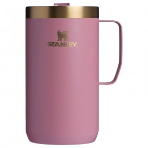 Antique Pink Stanley The Fall Refresh Stay Hot Camp Mug | 24 OZ | DFNQ10689