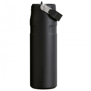 Black 2.0 Stanley The IceFlow™ Bottle with Flip Straw Lid | 24 OZ | JZBQ74521