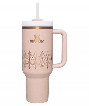 Blush Gloss Deco Stanley Deco Collection Quencher H2.0 FlowState™ Tumbler | 40 OZ | GACL75289