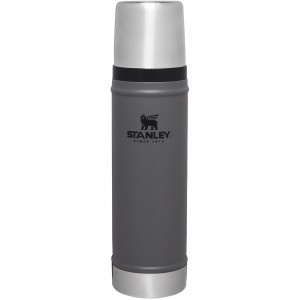 Charcoal Stanley Classic Legendary Vacuum Insulated Water Bottle | 20 oz | TMSJ20195