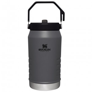 Charcoal Stanley The IceFlow Flip Straw Jug | 64 OZ | Insulated Water Jug | CPIT93508
