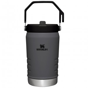 Charcoal Stanley The IceFlow Flip Straw Jug | 40 OZ | Insulated Water Jug | INKS06193
