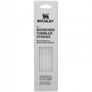Clear Stanley Replacement Straw 4 Pack | 14 oz to 20 oz Quencher Tumbler | LPXO29560