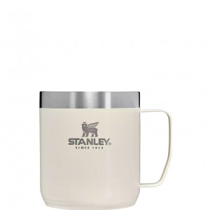 Cream Gloss Stanley Classic Legendary Camp Mug | 12 OZ | Travel Tumbler | QKNG15364