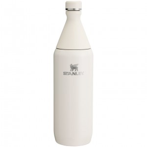 Cream Stanley All Day Slim Bottle | 34 OZ | FWBO13467