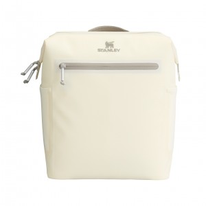 Cream Stanley The All Day Madeleine Midi Cooler Backpack | 20 Can | 14.8 QT | 14.0 L | CUND50196