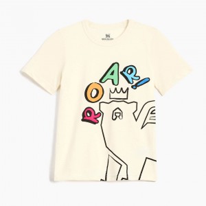 Cream Stanley The Stanley Kids Roar Tee | ODNI18532