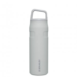 Fog Glimmer Stanley IceFlow™ Bottle with Cap and Carry+ Lid | 24 OZ | LFVO36240