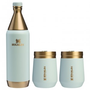 Gilded Celadon Stanley The Holiday All Day Wine Set | 34 OZ & 10 OZ | JVUB73501