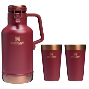 Gilded Pomegranate Stanley The Holiday Stay-Chill Growler Set | 64 OZ & 16 OZ | TKGU56431