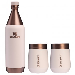 Gilded Sugar Stanley The Holiday All Day Wine Set | 34 OZ & 10 OZ | YDWG42507