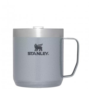 Hammertone Silver Stanley Classic Legendary Camp Mug | 12 OZ | Travel Tumbler | KWQE60219