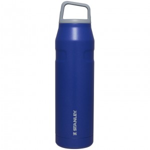 Lapis Glimmer Stanley IceFlow™ Bottle with Cap and Carry+ Lid | 36 OZ | BVRQ97832