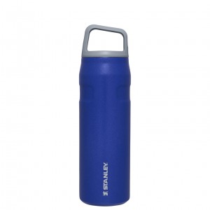 Lapis Glimmer Stanley IceFlow™ Bottle with Cap and Carry+ Lid | 24 OZ | JVNW30786