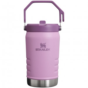 Lilac Stanley The IceFlow Flip Straw Jug | 40 OZ | Insulated Water Jug | FRIL13489