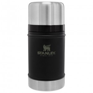 Matte Black Stanley Classic Legendary Insulated Food Jar + Storage | 24oz | RYHO65247