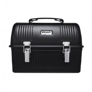 Matte Black Stanley Classic Metal Lunch Box | 10 oz | Stainless Steel | FLWB12984