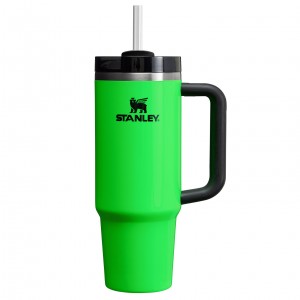 Neon Green Stanley The Neon Quencher H2.0 FlowState™ Tumbler | 30 OZ - Stanley Create | SCML12058