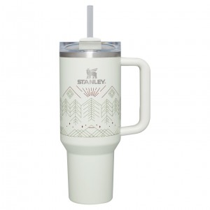 Pale Stone Winterscape Stanley Winterscape Quencher H2.0 FlowState™ Tumbler | 40 OZ | QVZT08742