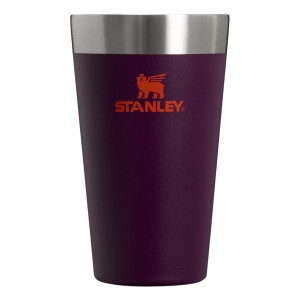 Plum Stanley Adventure Stacking Stainless Steel Beer Pint | 16oz Tumbler | MRHE48560