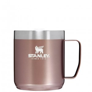 Rose Quartz Glow Stanley Classic Legendary Camp Mug | 12 OZ | Travel Tumbler | YMVW91062