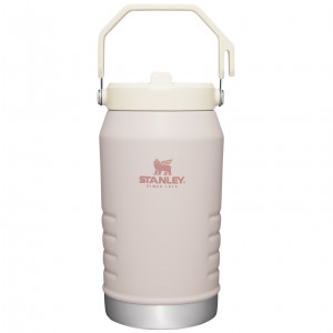 Rose Quartz Stanley The IceFlow Flip Straw Jug | 64 OZ | Insulated Water Jug | SNAR93280