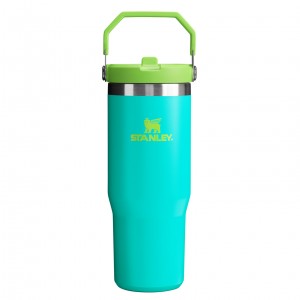 Tropical Teal Stanley The Heat Wave IceFlow™ Flip Straw Tumbler | 30 OZ - Stanley Create | NHVM65012